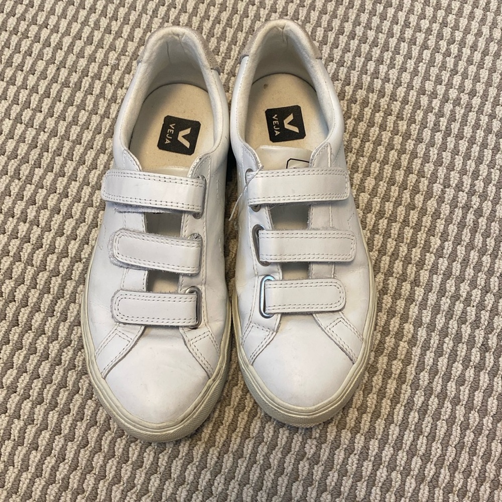 White leather Veja Velcro Sneakers
